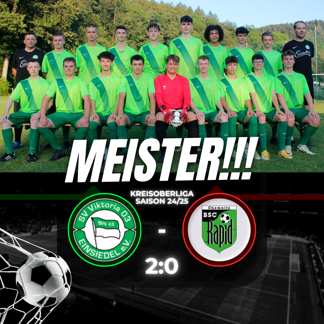 A-Junioren feiern Meisterschaft